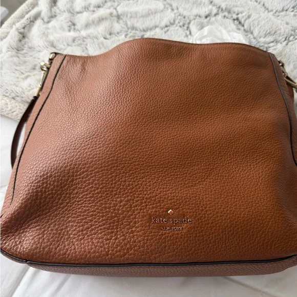 Kate Spade Cognac Leather Shoulder Bag - Picture 1 of 7